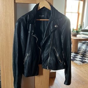 Madewell Leather Bike/Moto Jacket